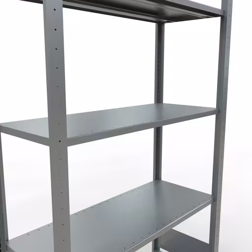 Étagère de base, étagère, système enfichable MULTIplus150, 2000 x 1000 x 400 mm, 5 étagères, galvanisée de Schulte Lagertechnik de la catégorie des systèmes enfichables