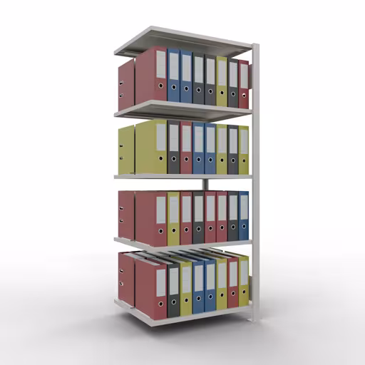 Figura n. 11 dell'articolo scaffali componibili, scaffali per ufficio, sistema a innesto MULTIplus150, 1800 x 750 x 600 mm, 5 ripiani, , , grigio chiaro del gruppo di prodotti scaffali per ufficio della marca Schulte Lagertechnik