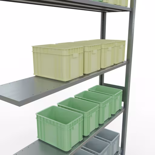 Scaffali aggiuntivi, scaffali, sistema a innesto MULTIplus150, 3000 x 1300 x 300 mm (AxLxP), 7 ripiani, barre longitudinali, zincato con GTIN 4004514279835 Scaffali aggiuntivi, scaffali, sistema a innesto MULTIplus150, 3000 x 1300 x 300 mm (AxLxP), 7 ripiani, barre longitudinali, zincato di Schulte Lagertechnik con l'articolo n. 12737-130-LR