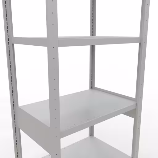 Figura n. 11 dell'articolo scaffale base, scaffale, sistema a innesto MULTIplus250, 2500 x 750 x 500 mm (AxLxP), 6 ripiani, barre longitudinali, RAL 7035 grigio chiaro del gruppo di prodotti sistema a innesto della marca Schulte Lagertechnik