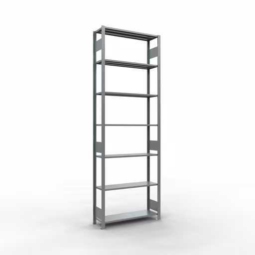 Étagère de base, étagère, système enfichable MULTIplus85, 3000 x 1000 x 300 mm, 7 étagères, galvanisée de la marque Schulte Lagertechnik de la gamme de produits du système enfichable