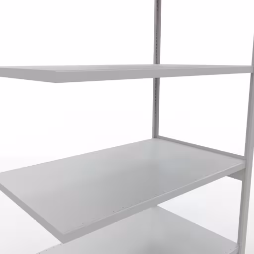 Rayonnage supplémentaire, étagère, système enfichable MULTIplus250, 3000 x 1300 x 800 mm, 7 étagères, gris clair RAL 7035 de Schulte Lagertechnik avec le numéro d'article. 32887-130-LR