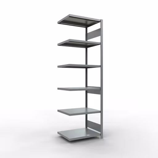 Figura n. 15 dell'articolo scaffale aggiuntivo, scaffale a scaffale, sistema a innesto MULTIplus250, 2500 x 750 x 600 mm (AxLxP), 6 ripiani, barre longitudinali, zincato del gruppo di prodotti sistema a innesto della marca Schulte Lagertechnik