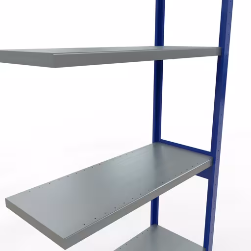 Figure n° 11 de l'article système d'étagères enfichables MULTIplus250, 3000 x 1000 x 400 mm, 7 étagères, RAL 5010 bleu gentiane/galvanisé du groupe de produits système enfichable de Schulte Lagertechnik