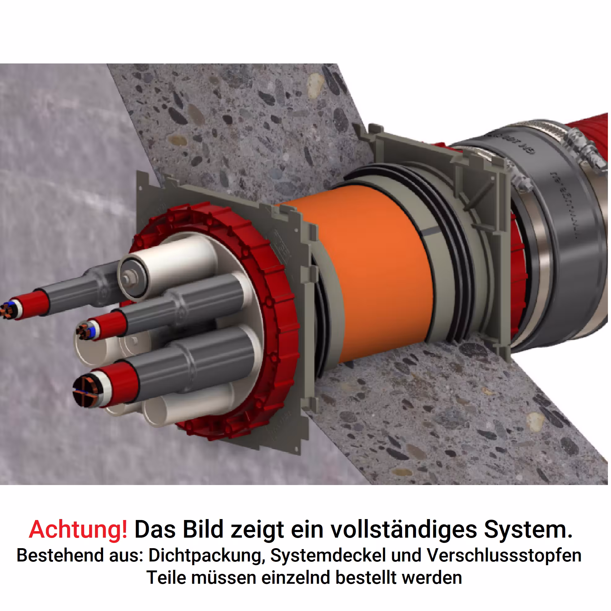 Baionetta a doppia tenuta BKD150-K2 del marchio UGA System-Technik della categoria protezione cavi