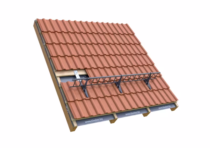 Trapac Universal Schneefanggittersystem Schneefanggitter 3m 20x20x2mm, verzinkt aus der Kategorie Dachsicherheit mit der GTIN 4027822764831 Trapac Universal Schneefanggittersystem von der Marke Klöber aus der Kategorie Dachsicherheit