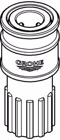 Technische Zeichnung 4030789 Giunto a scatto GROHE 46315 per miscelatore da cucina
