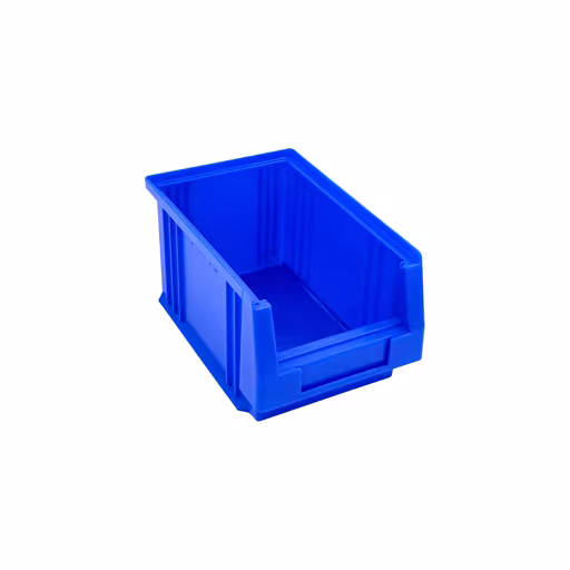 Boîte de rangement ouverte, PxLxH 230x150x125 mm, bleue, polypropylène de la marque Schulte Lagertechnik de la gamme de rayonnages à étagères