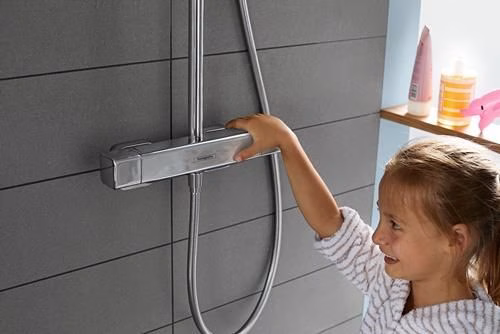 Hansgrohe Showerpipe Croma E 280 1jet chrom mit Brausethermostat