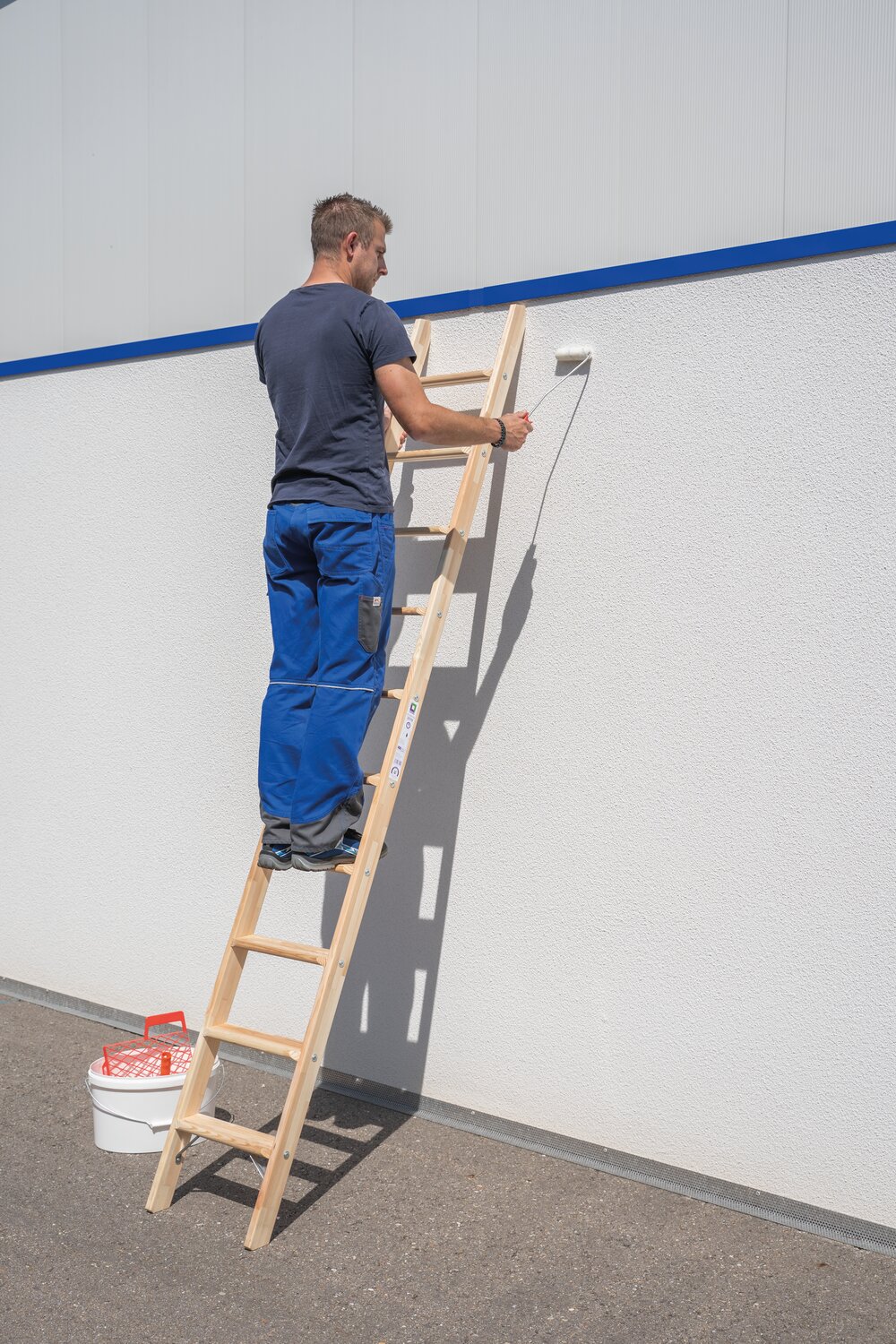 Milieubild 3811624 Scaletta in legno Munk senza traversa 6 gradini