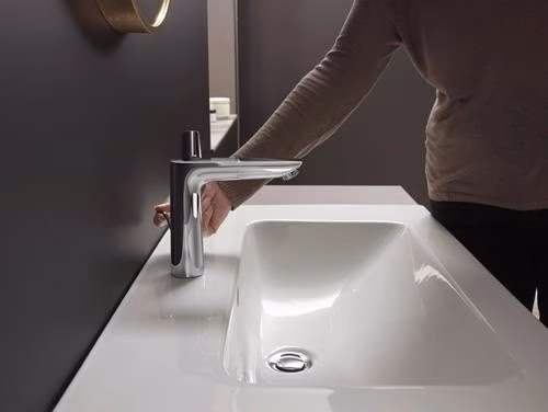 Detailbild 4062330 Hansgrohe TALIS E 150 miscelatore monocomando per lavabo con diametro 15 mm e scarico G 1 1/4 inch cromo