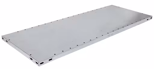 Une autre vue de l'étagère à articles MULTIplus85, 1300 x 300 mm, galvanisée, sans matériel de fixation de la catégorie étagère de bureau