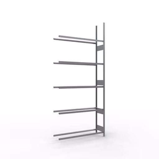 Rayonnage supplémentaire, rayonnage pour roues/pneus, 3500 x 1500 x 400 mm, galvanisé, 5 niveaux de stockage avec une charge de compartiment de 150 kg par niveau de Schulte Lagertechnik Rayonnage supplémentaire, rayonnage pour roues/pneus, 3500 x 1500 x 400 mm, galvanisé, 5 niveaux de stockage avec 150 kg de charge de compartiment par niveau, stockage de pièces automobiles, réf. 20769