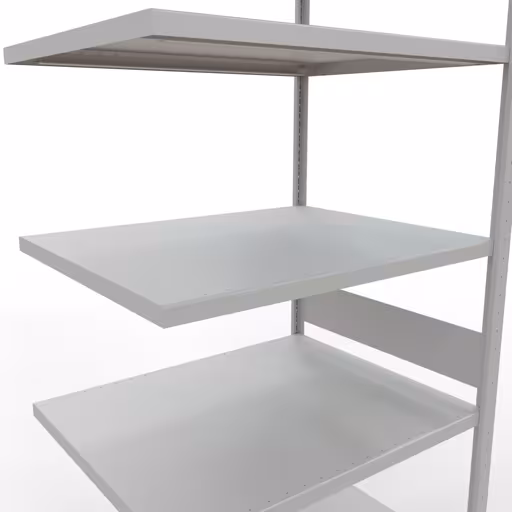 Figure n° 11 de l'article étagère complémentaire, étagère à étagères, système enfichable MULTIplus330, 3000 x 1000 x 800 mm, 7 étagères, RAL 7035 gris clair du groupe de produits système enfichable de Schulte Lagertechnik