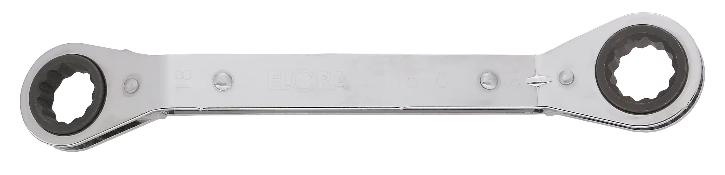 Ratschenringschlüssel, abgebogen 115G-21x22 mm von ELORA Ratschenringschlüssel, abgebogen, ELORA-115G aus der Kategorie Ring- und Doppelringschlüssel mit der Artikelnr. 0115321221000