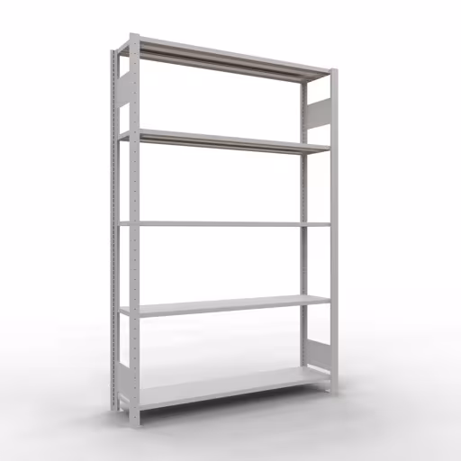 Image du produit n° 15 de l'article étagère de base, étagère système enfichable MULTIplus150, 2000 x 1300 x 300 mm, 5 étagères, RAL 7035 gris clair de la gamme de produits système enfichable de Schulte Lagertechnik