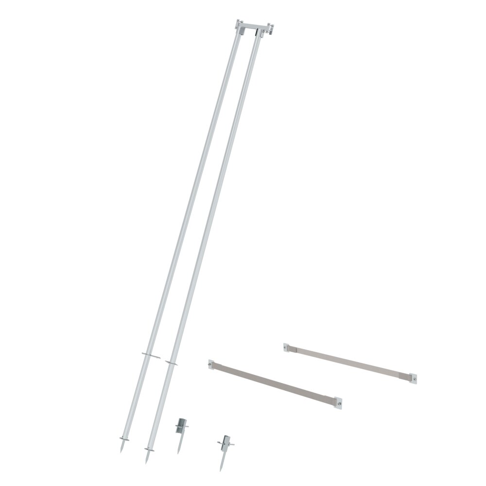 Supports pour arbres fruitiers Munk adaptés à l'échelle à coulisse 10010 et à l'échelle coulissante 20210 de Günzburger Steigtechnik Supports pour arbres fruitiers Munk, de la catégorie des échelles extensibles, référence 019944