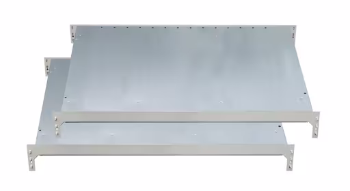 Ripiano aggiuntivo per ripiano kanban doppio MULTIplus150, 1000 x 2x600, zincato, senza divisori e guide laterali della marca Schulte Lagertechnik dalla gamma di prodotti Scaffali