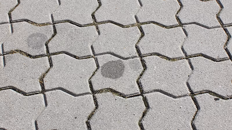 TecLine Détachant d'huile bouteille 1 l Pfad, Straße, Gehweg, Kopfsteinpflaster, Textur