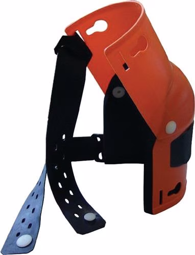 Ginocchiere universali arancioni DIN/EN14404 della marca Kronen-Hansa Ginocchiera universale arancione conforme alla norma DIN/EN14404, appartenente alla categoria accessori per la protezione dei piedi, con codice articolo 4000374821.