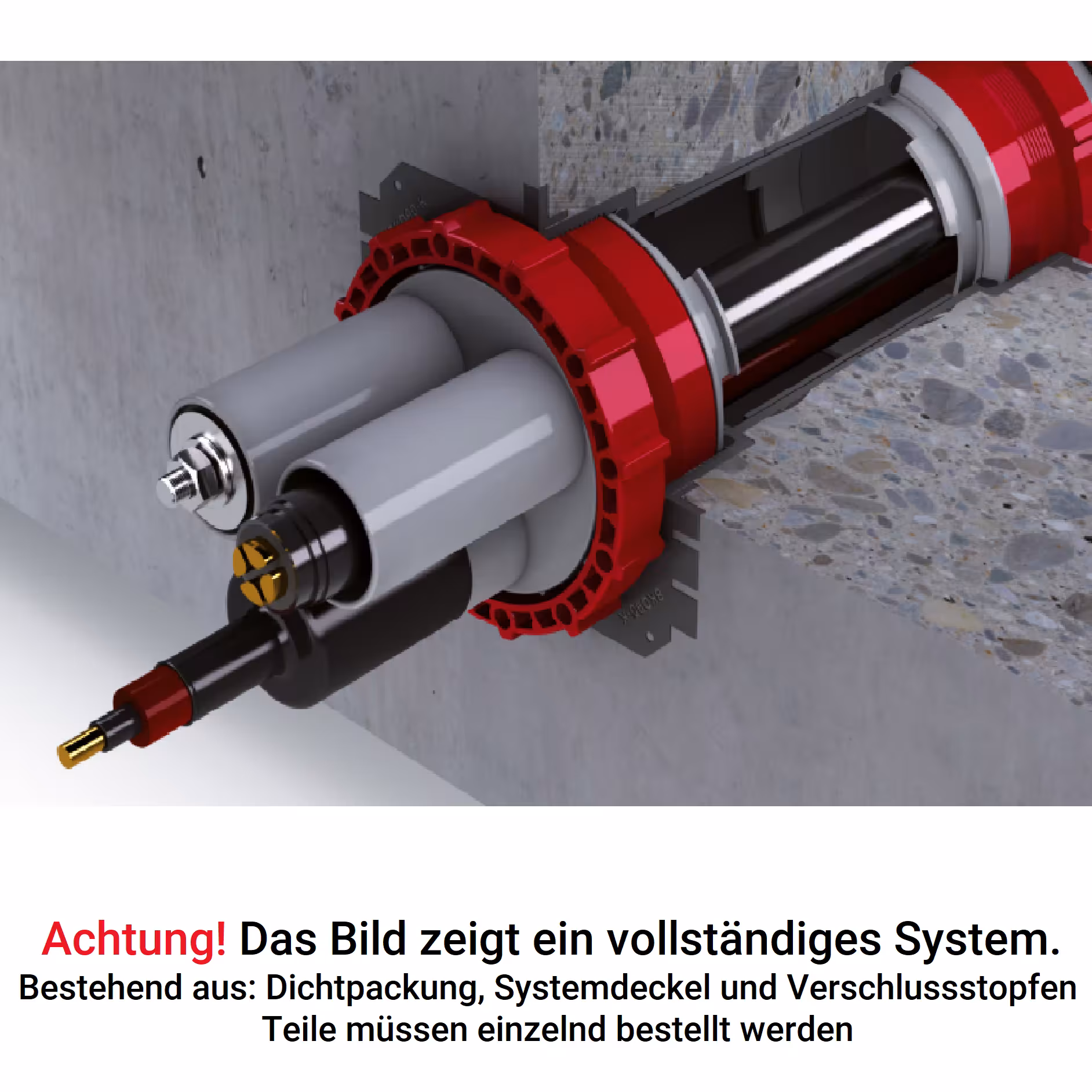 Couvercle système pour garniture d'étanchéité BKD90 de UGA System-Technik de la marque UGA System-Technik de la catégorie fermetures aveugles