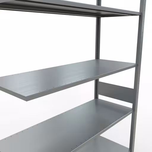 , Étagère MULTIplus150 système enfichable, 3000 x 1300 x 500 mm, 7 étagères, galvanisée de Schulte Lagertechnik de la catégorie système enfichable