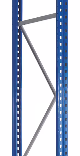 Telaio portapallet S625-A18, non montato, 5000x1100 mm, blu/zincato della marca Schulte Lagertechnik dal programma scaffalature portapallet