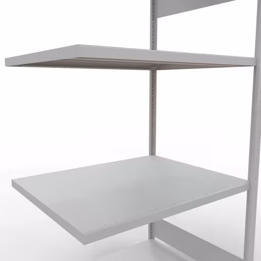 Figura n. 13 dell'articolo scaffale aggiuntivo, scaffale, sistema a innesto MULTIplus330, 2000 x 1000 x 800 mm (AxLxP), 5 ripiani, barre longitudinali, RAL 7035 grigio chiaro del gruppo di prodotti sistema a innesto della marca Schulte Lagertechnik