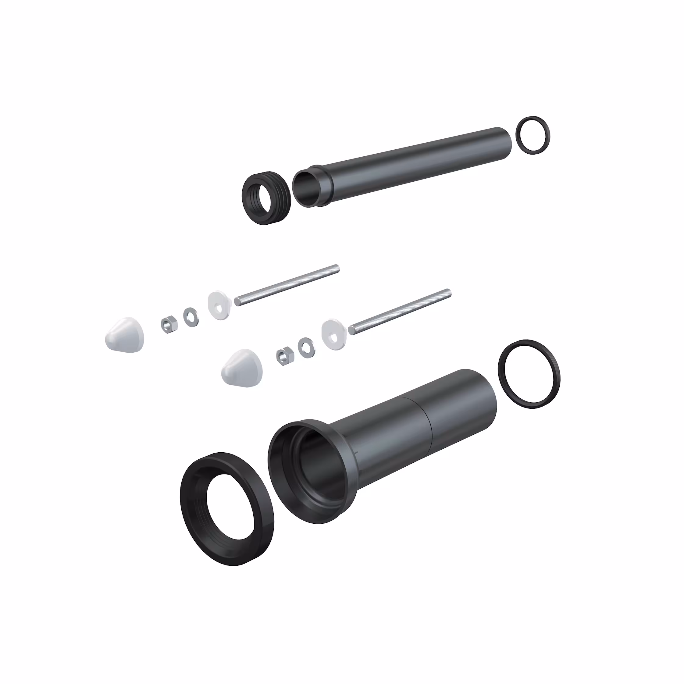 Kit de raccordement pour toilettes mural, raccordement pour toilettes, réf. M9000