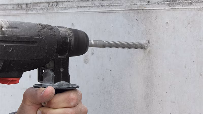 Gerät, Elektrische Bohrmaschine, Werkzeug, Person