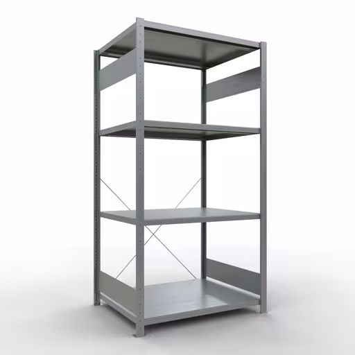 Figure n° 10 de l'article étagère de base, étagère, système enfichable MULTIplus330, 2000 x 1000 x 800 mm, 5 étagères, traverse, galvanisée du groupe de produits système enfichable de Schulte Lagertechnik