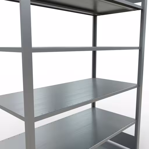 Étagère de base, étagère de bureau, système enfichable MULTIplus150, 2000 x 1300 x 600 mm, 6 étagères, galvanisées, de Schulte Lagertechnik avec le réf. 17762