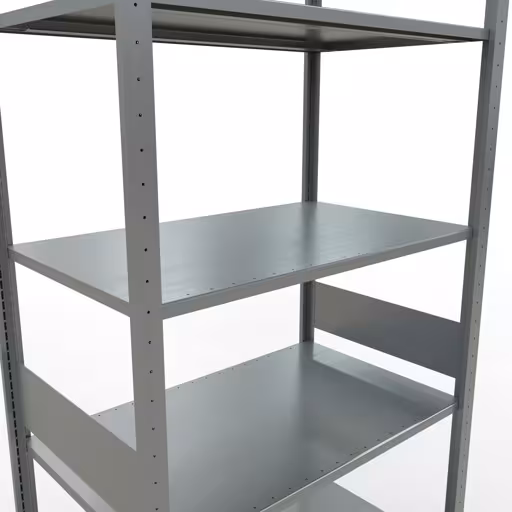 Étagère de base, étagère, système enfichable MULTIplus85, 3000 x 1000 x 600 mm, 7 étagères, galvanisée de la marque Schulte Lagertechnik de la gamme de produits du système enfichable