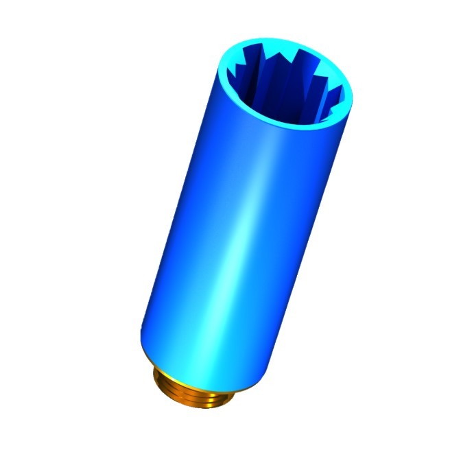 Fiche Ortwein Original slim 3/4" bleue, construction MS, poids selon DIN 1988, de la marque Ortwein Fiche Ortwein Original de construction mince, issue de la catégorie accessoires d'installation, référence IP067