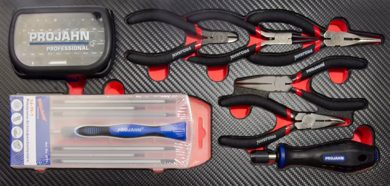 Inserto elettronico di PROJAHN Inserisci elettronica, sistemi organizzativi e carrelli da officina