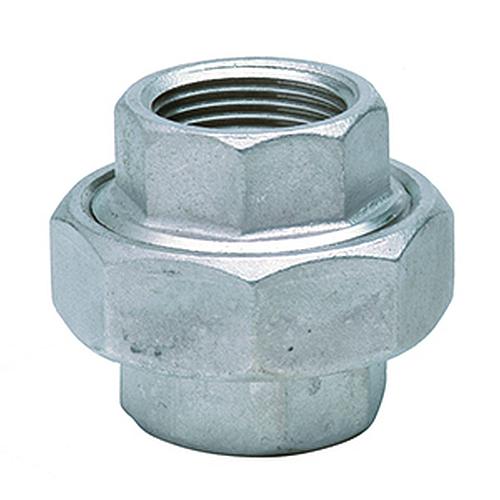 Atusa raccordo a vite piatto in acciaio inox IG-IG n. 330 (AISI 316) / PN16, raccordi filettati in acciaio inox