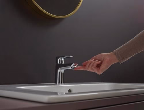 Detailbild 4068941 Hansgrohe TALIS E 80 miscelatore monocomando per lavabo con diametro 15 mm e scarico G 1 1/4 inch cromo