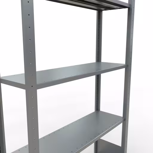 Figura n. 13 dell'articolo scaffale base, scaffale, sistema a innesto MULTIplus85, 2000 x 1000 x 300 mm (AxLxP), 5 ripiani, barre longitudinali, zincato del gruppo di prodotti sistema a innesto della marca Schulte Lagertechnik