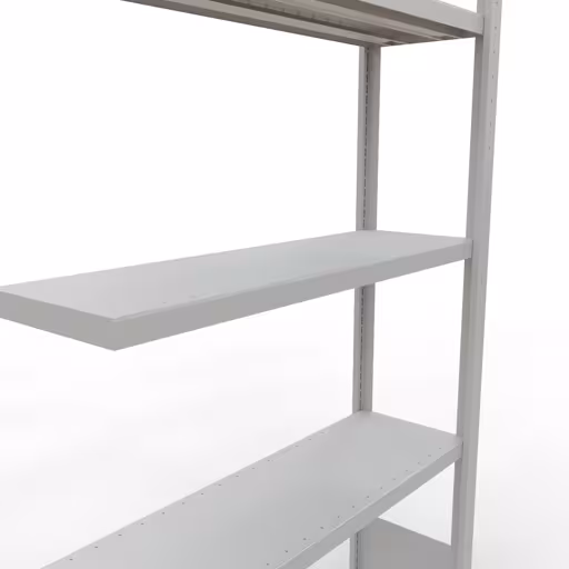 Scaffali aggiuntivi, scaffali, sistema a innesto MULTIplus330, 2000 x 1000 x 300 mm (AxLxP), 5 ripiani, barre longitudinali, RAL 7035 grigio chiaro di Schulte Lagertechnik con l'articolo n. 33835-LR