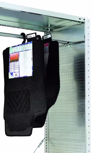 Jeu de dispositifs de suspension 750 x 1000 mm, galvanisé de Schulte Lagertechnik Kit de suspension 750 x 1000 mm, galvanisé, accessoires, réf. 14120