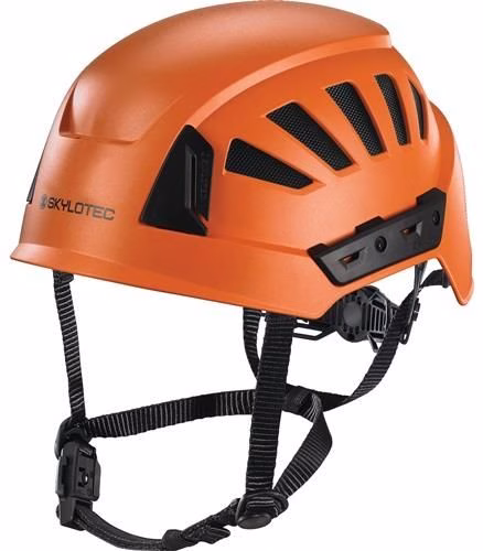 Casque d'escalade industriel INCEPTOR GRX orange en polycarbonate/acrylonitrile butadiène styrène, appartenant à la catégorie des casques et visières de protection, référence 8000057719