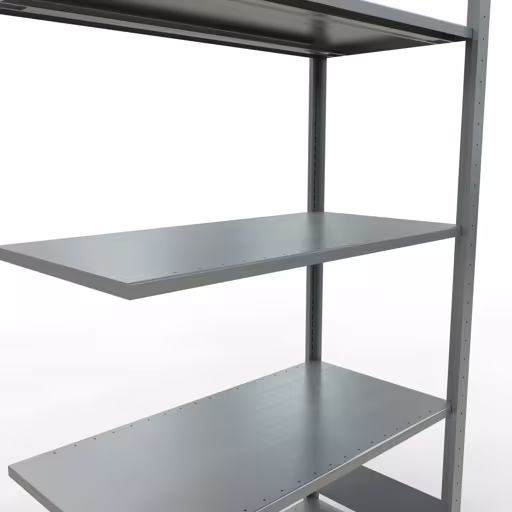 Scaffali aggiuntivi, scaffali, sistema a innesto MULTIplus85, 2000 x 1000 x 500 mm (AxLxP), 5 ripiani, barre longitudinali, zincato della marca Schulte Lagertechnik dalla gamma di prodotti dei sistemi a innesto