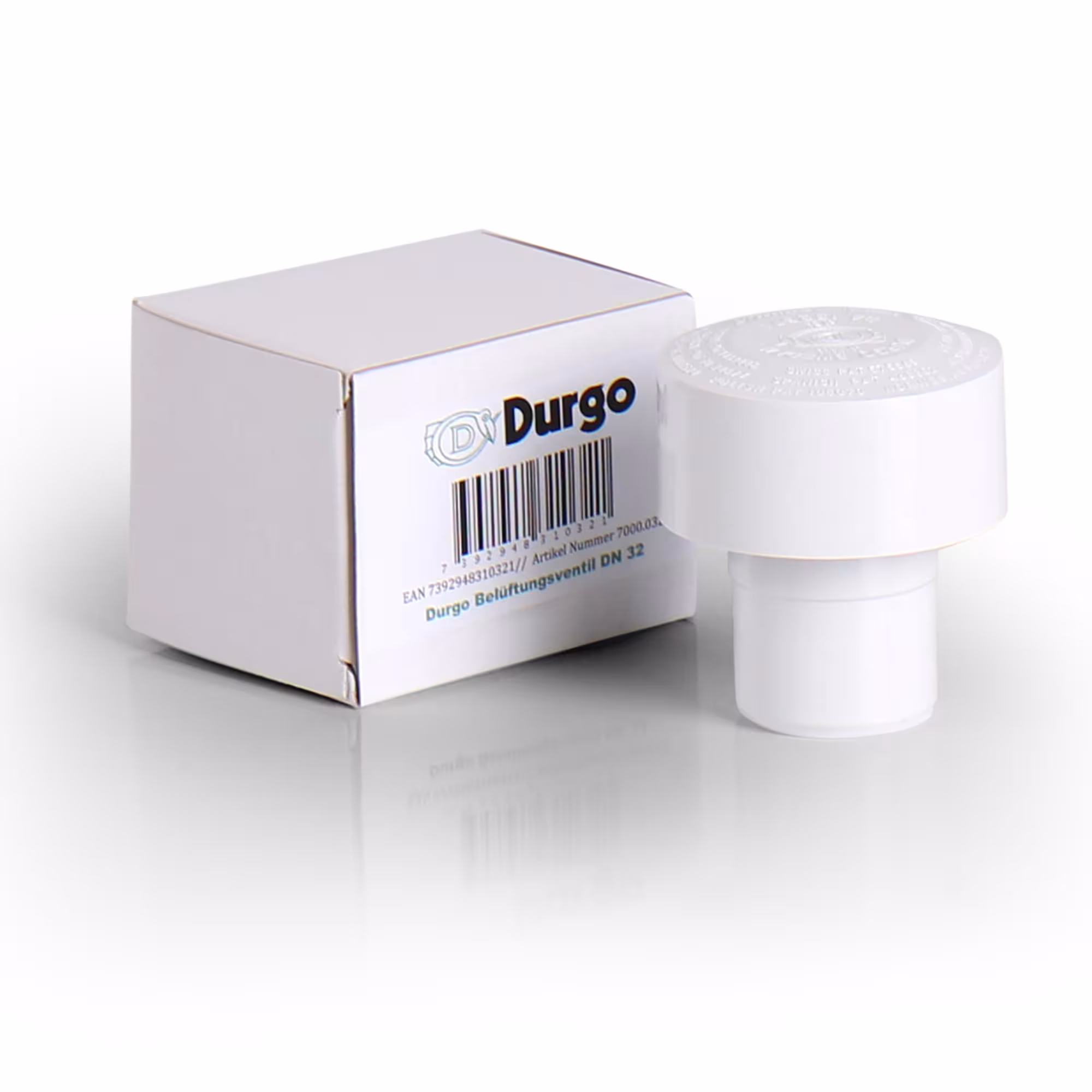 Aérateur Durgo avec raccord enfichable de la marque Durgo de la catégorie aérateur pour tuyau d'évacuation