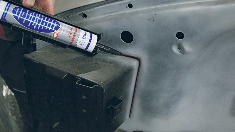 Colle/produit d'étanchéité pour carrosserie 310 ml GRAU Erwachsener, Männlich, Mann, Person