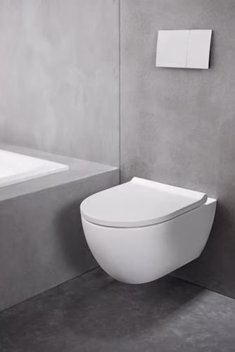 Detailbild 3983071 Geberit Acanto Set WC suspendu avec siège, chasse d'eau basse TurboFlush, forme fermée, profondeur : 53cm, blanc