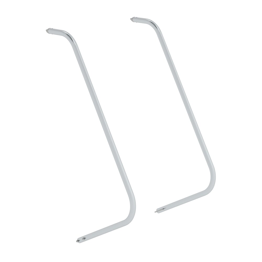 Rambarde Munk pour escalier à plateforme, accessible des deux côtés, 4 à 6 marches, par Günzburger Steigtechnik Rambarde Munk pour escaliers à plateforme, accessible des deux côtés, de la catégorie « Escaliers à plateforme », référence 050209