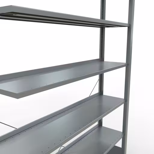 Figura n. 12 dell'articolo scaffali componibili, scaffali per ufficio, sistema a innesto MULTIplus85, 2300 x 1300 x 300 mm, 7 ripiani, zincati, del gruppo di prodotti scaffali per ufficio della marca Schulte Lagertechnik