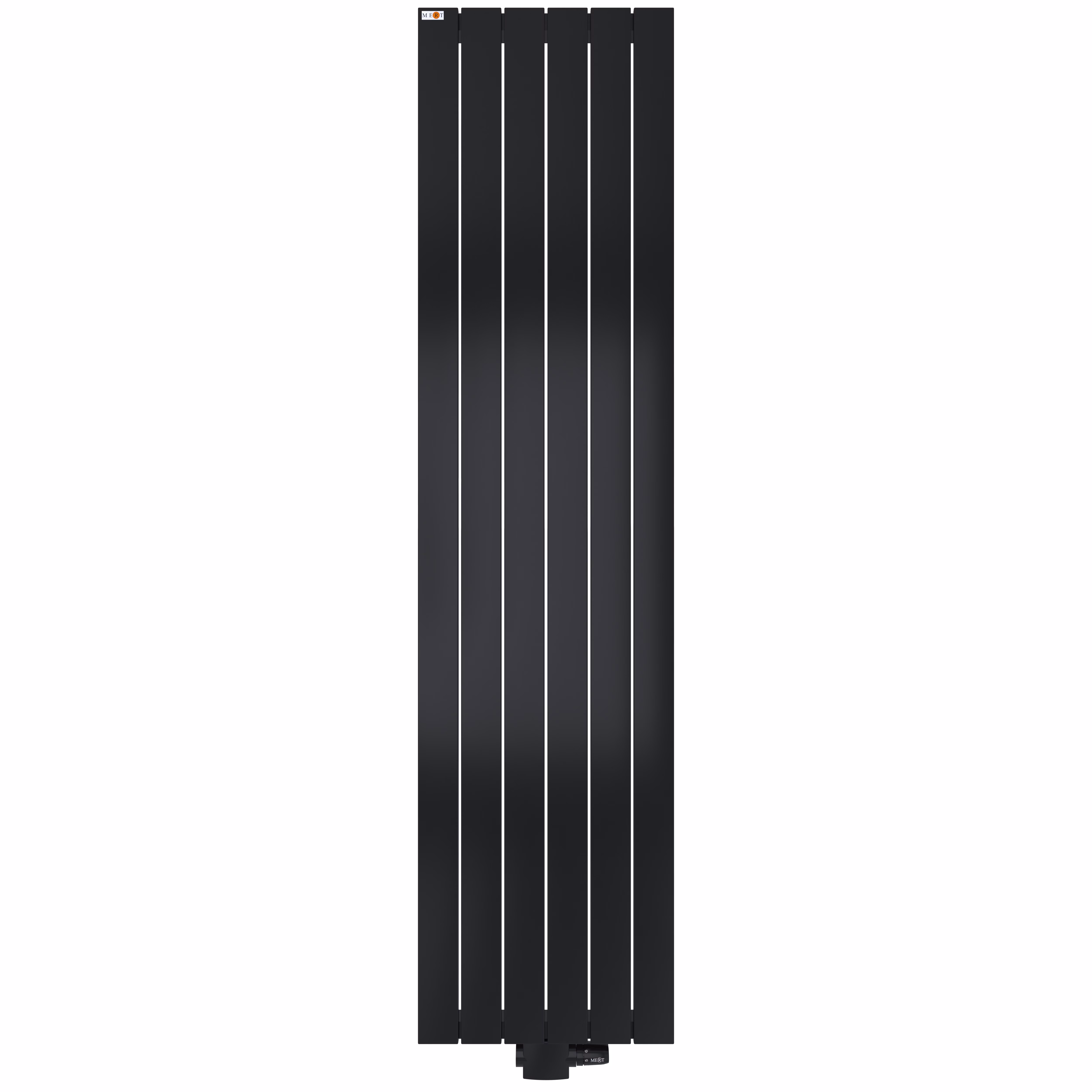 Radiateur à panneaux MERT Design modèle TEO, noir, 450x1200 mm