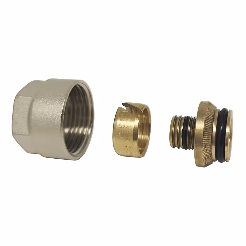 Raccordo a vite Eurocono da 3/4 pollici per tubo composito PEx di Ivar Ivar Eurocono da 3/4 pollici: collegamento a vite per tubo composito PEx, gruppo radiatore e collegamenti