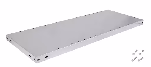 Stahlfachboden MULTIplus250, 1000 x 400, verzinkt, inkl. 2 Schauben + Muttern von der Marke Schulte Lagertechnik Stahlfachboden MULTIplus250, 1000 x 400, verzinkt, inkl. 2 Schauben + Muttern aus der Kategorie K3000 für mittelschwere Güter mit der Artikelnummer 17340-K